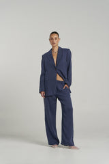 PRE ORDER - SUMMI SUMMI - OS BLAZER - NAVY PINSTRIPE