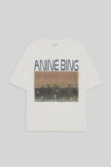 ANINE BING - CADE TEE MUSHROOMS - OFF WHITE