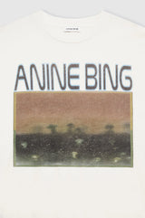 ANINE BING - CADE TEE MUSHROOMS - OFF WHITE