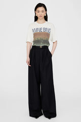 ANINE BING - CADE TEE MUSHROOMS - OFF WHITE