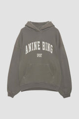 ANINE BING -HARVEY SWEATSHIRT - DUSTY OLIVE