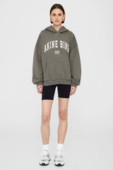 ANINE BING -HARVEY SWEATSHIRT - DUSTY OLIVE