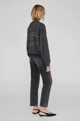 PRE ORDER - ANINE BING - JACI SWEATSHIRT LYRICS - WASHED BLACK