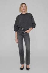 PRE ORDER - ANINE BING - JACI SWEATSHIRT LYRICS - WASHED BLACK