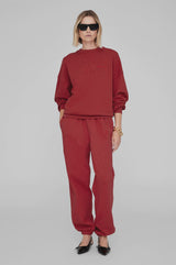 PRE ORDER - ANINE BING - MILES SWEATSHIRT - WASHED RED