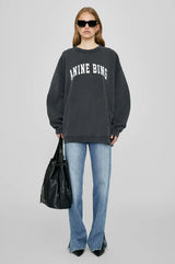 ANINE BING - TYLER SWEATSHIRT - WASHED BLACK: