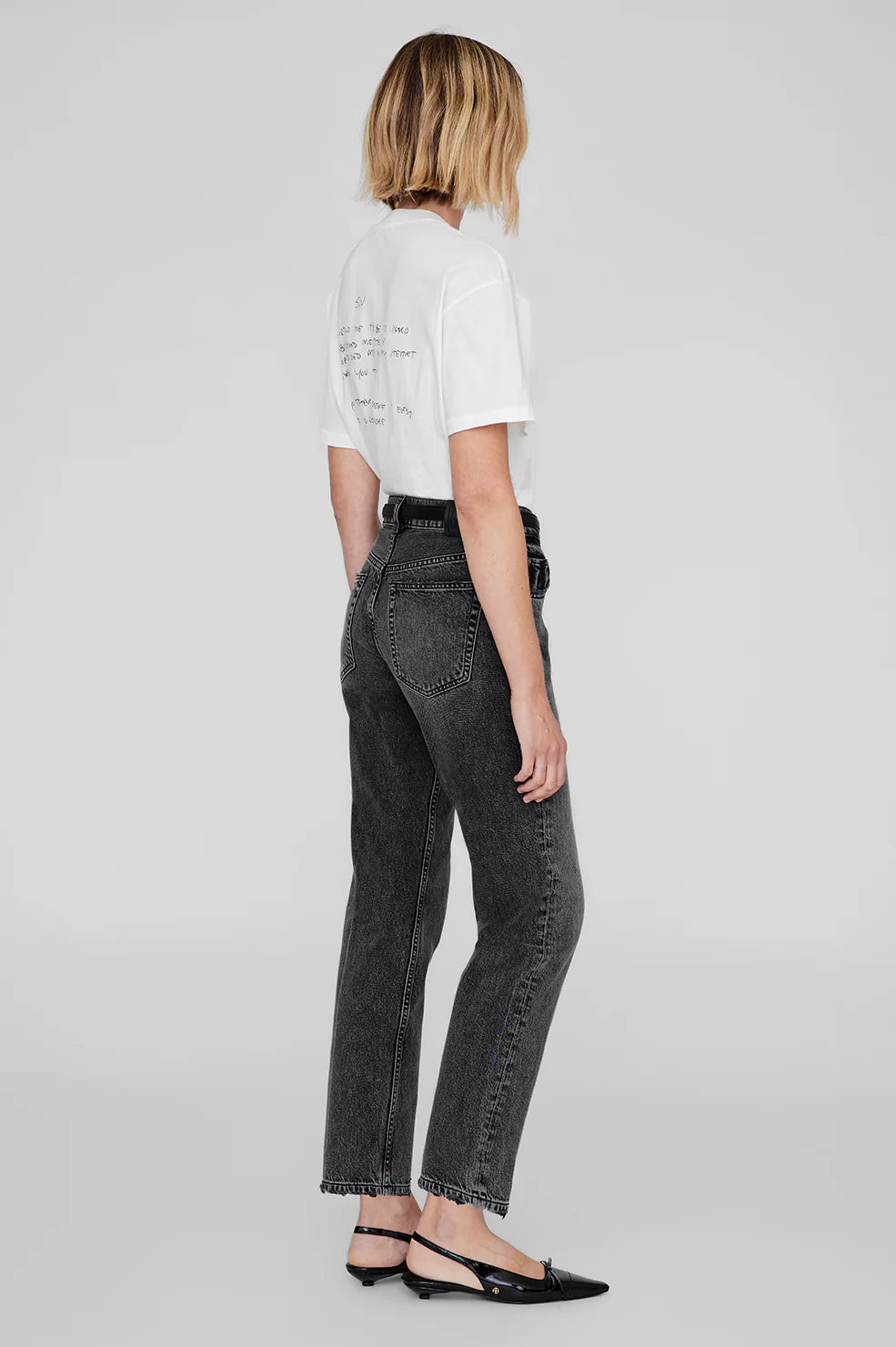 ANINE BING - WALKER TEE LYRICS - IVORY