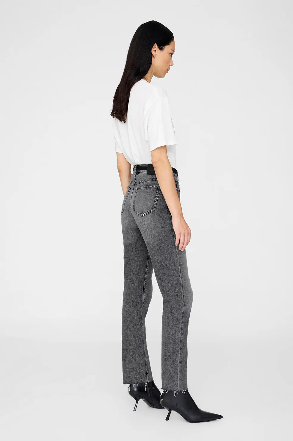 ANINE BING - COHEN TEE PARIS STENCIL - IVORY