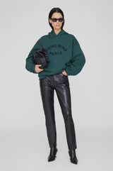 ANINE BING - HARVEY SWEATSHIRT PARIS - DARK TEAL