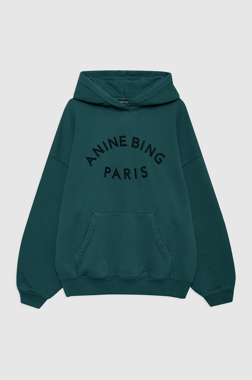 ANINE BING - HARVEY SWEATSHIRT PARIS - DARK TEAL
