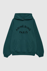 ANINE BING - HARVEY SWEATSHIRT PARIS - DARK TEAL