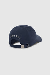 ANINE BING - JEREMY BASEBALL CAP - WASHED NAVY