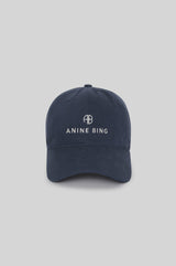 ANINE BING - JEREMY BASEBALL CAP - WASHED NAVY