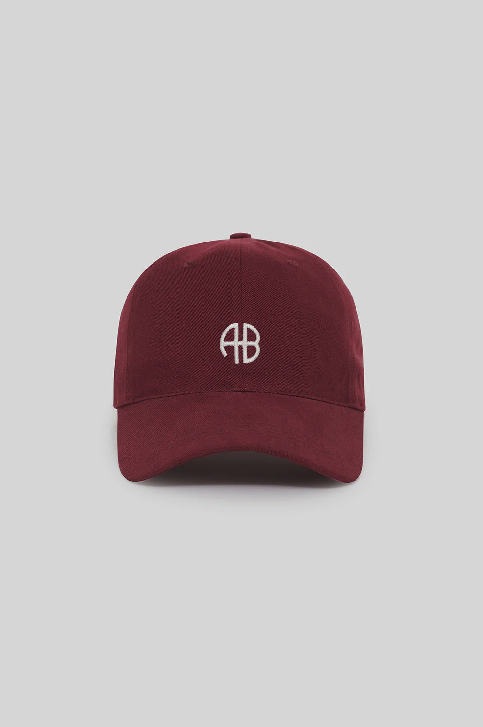 ANINE BING - JEREMY BASEBALL CAP - CABERNET