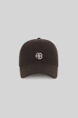 ANINE BING - JEREMY BASEBALL CAP - DEEP BROWN