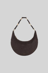 ANINE BING - KATE HOBO BAG - DARK BROWN SUEDE