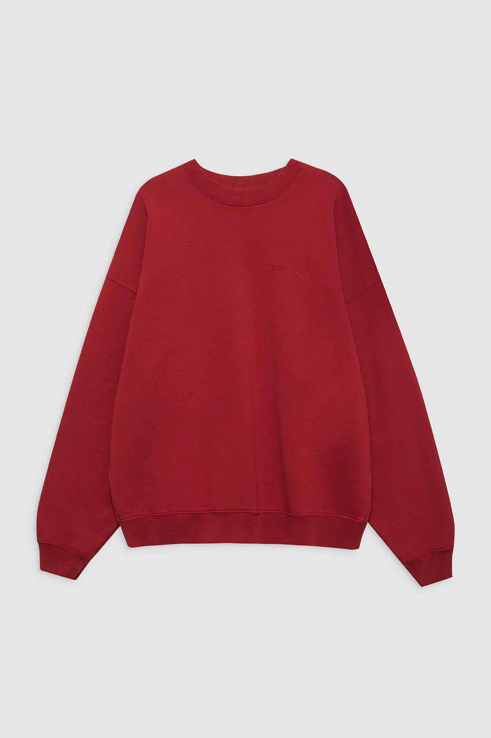 ANINE BING - MILES SWEATSHIRT - WASHED RED
