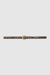 ANINE BING - NICOLA BELT - LEOPARD CALF HAIR