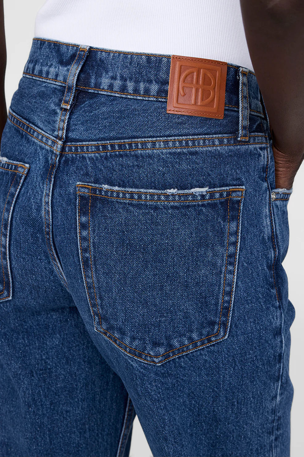 ANINE BING - ROY JEAN 31" - CLEAN INDIGO DENIM