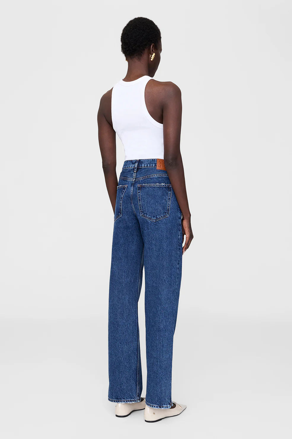 ANINE BING - ROY JEAN 31" - CLEAN INDIGO DENIM