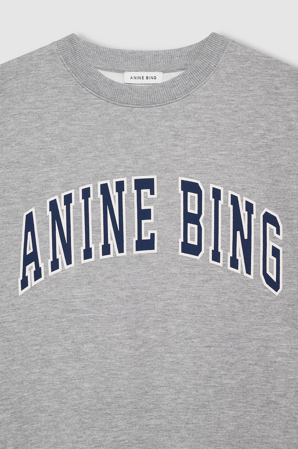 ANINE BING - SPENCER SWEARSHIRT - HEATHER GREY