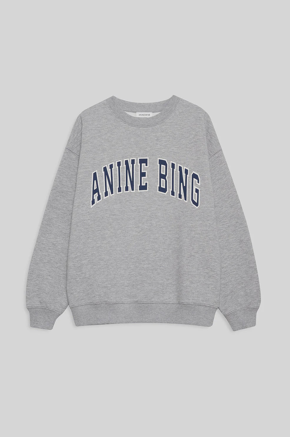 ANINE BING - SPENCER SWEARSHIRT - HEATHER GREY