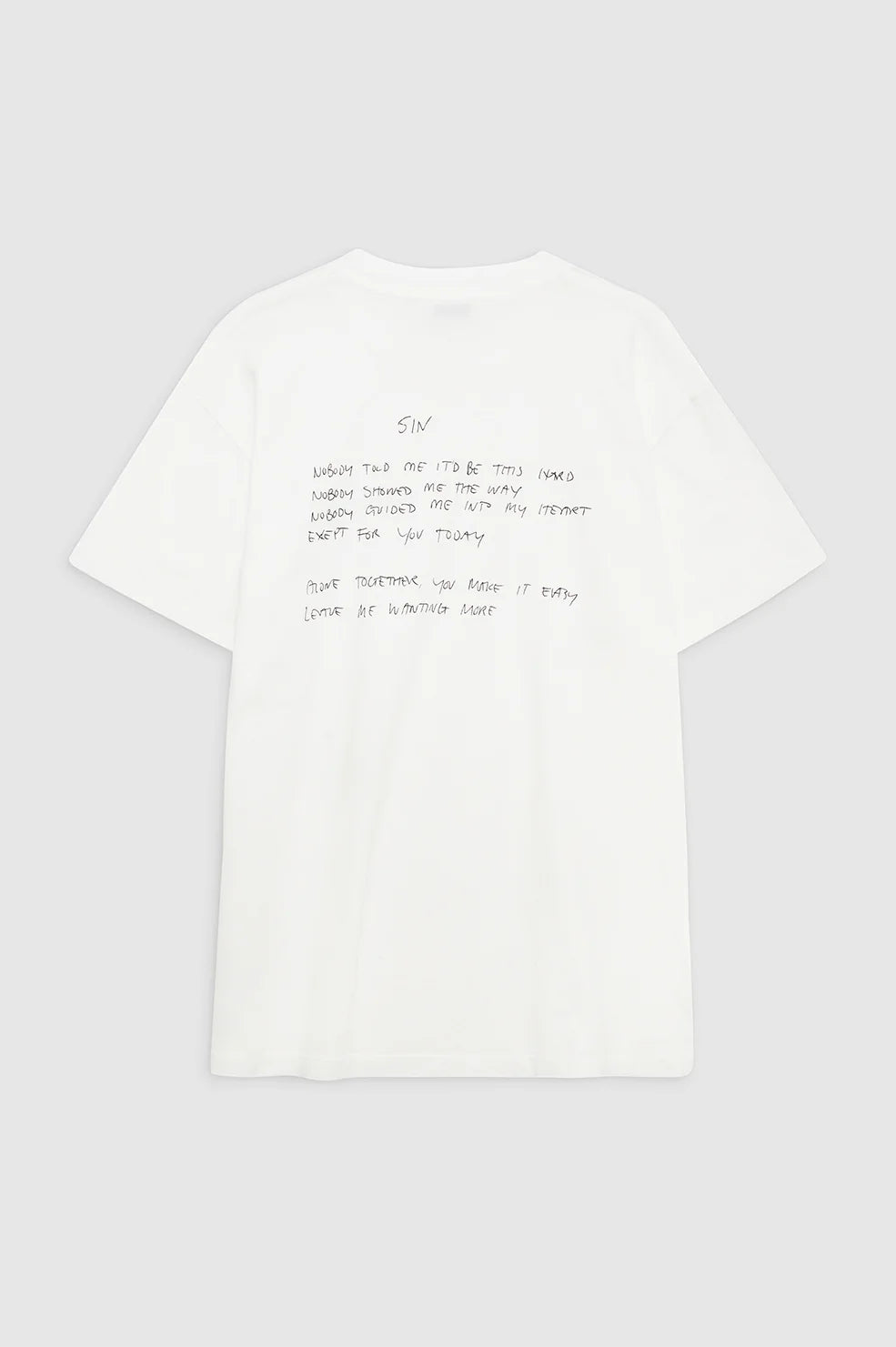 ANINE BING - WALKER TEE LYRICS - IVORY