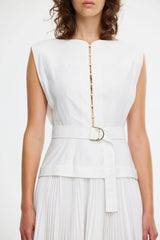 ACLER - BRINDLEY MIDI DRESS - IVORY