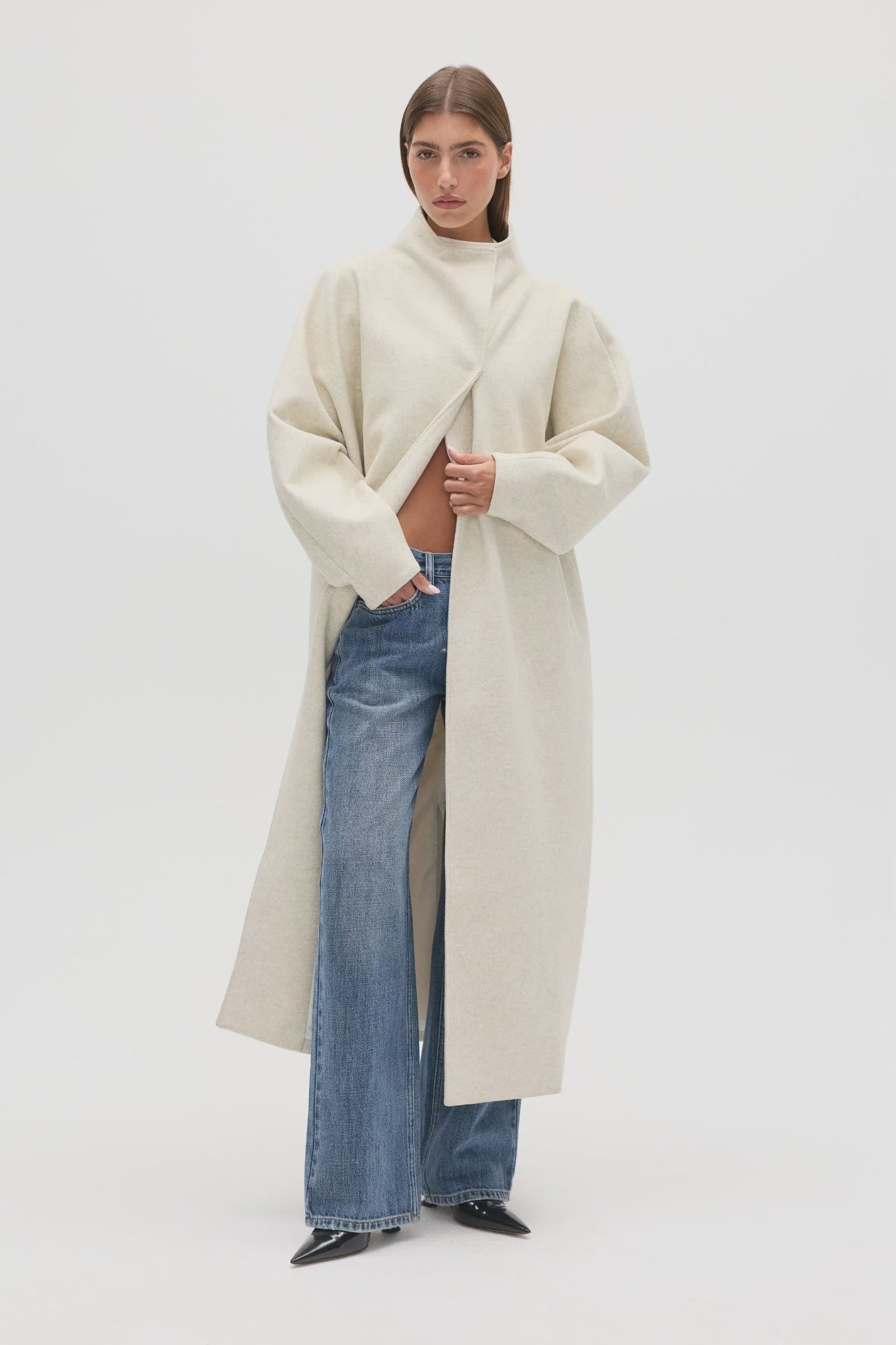 BAYSE - ARI COAT - IVORY