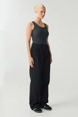 RAEF THE LABEL - AMITY TANK - CHARCOAL