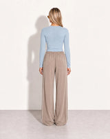 PRE ORDER - RAEF THE LABEL - ANNABELLE CUPRO PANT - LIGHT MOCHA