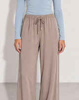 PRE ORDER - RAEF THE LABEL - ANNABELLE CUPRO PANT - LIGHT MOCHA