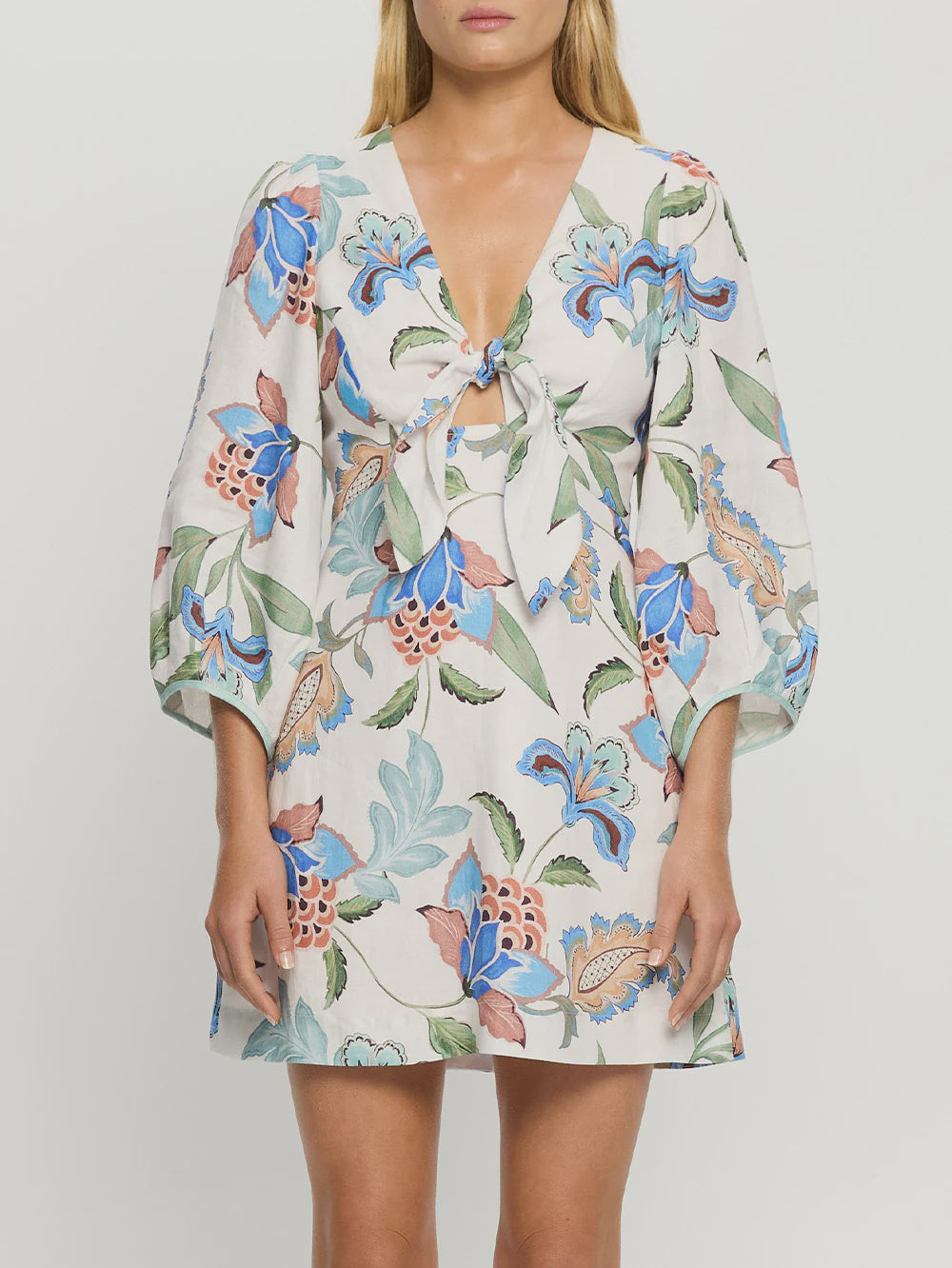 KIVARI - AZURE MINI DRESS - AZURE