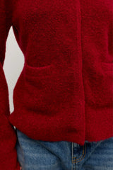 BAYSE - BEATRICE CARDIGAN - RED