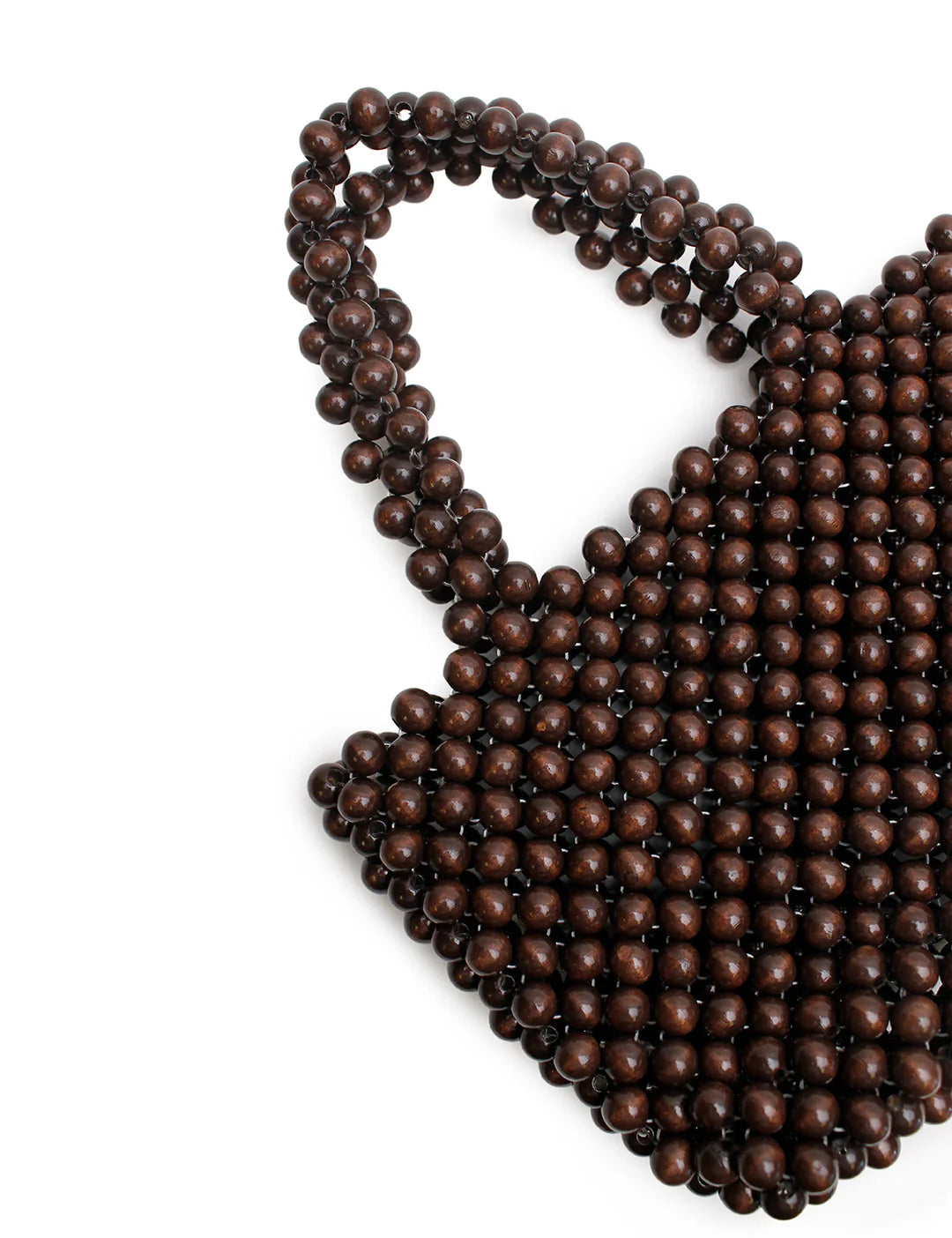 LA TRIBE - BONBON BEADED BAG - BROWN