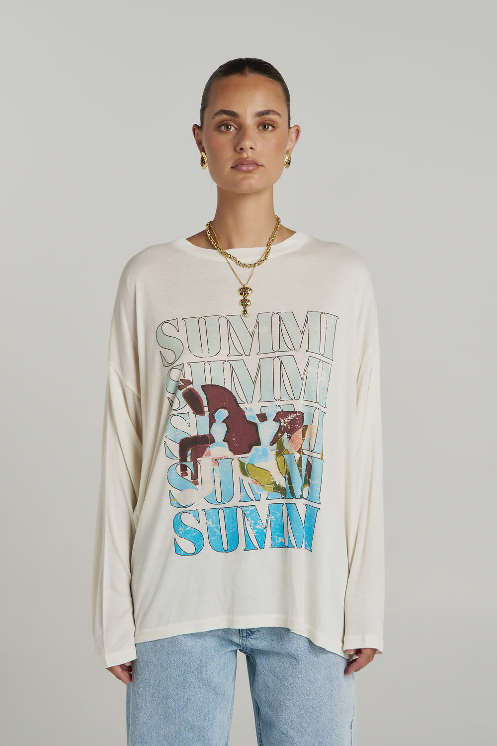 SUMMI SUMMI - OS LS TEE - WONDERLAND
