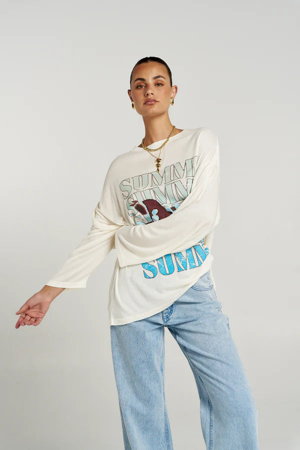 SUMMI SUMMI - OS LS TEE - WONDERLAND
