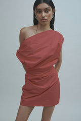 ONE OF OTHERS - PALLAS MINI DRESS - WASHED RED