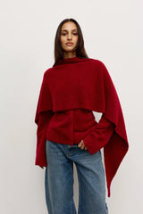 BAYSE - BEATRICE CARDIGAN - RED