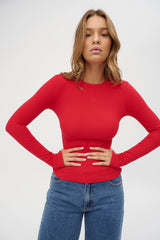 PRIMI - CARINA LONG SLEEVE - RED