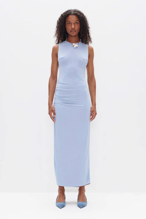 OWNLEY - CHAMELEON DRESS - BRONZE/BLUE