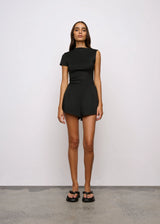 ONE OF OTHERS - CIERA ASYM TOP - BLACK