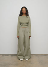 ONE OF OTHERS - CIERA LONG SLEEVE TOP - SAGE