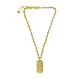 MOUNTAIN & MOON - CYPRESS NECKLACE - GOLD PEARL