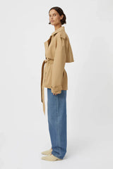 CAMILLA AND MARC -BURDOCK OVERSIZED TRENCH JACKET - LATTE