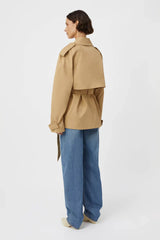 CAMILLA AND MARC -BURDOCK OVERSIZED TRENCH JACKET - LATTE