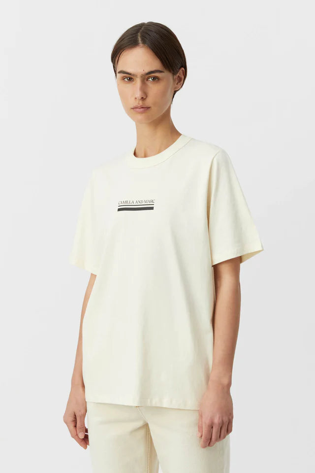 CAMILLA AND MARC - CANTON TEE - IVORY