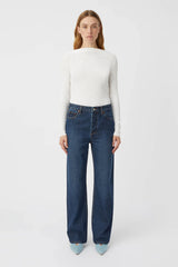 CAMILLA AND MARC - EMERY LONG SLEEVE TOP - SOFT WHITE