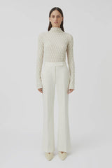 CAMILLA AND MARC - FLORIS PANT - IVORY MARLE