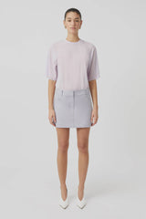 CAMILLA AND MARC - HALSTON MINI SKIRT - LILAC